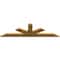 Ekena Millwork Saratoga Rough Sawn Timber Gable Bracket, Western Red Cedar, 84"W x 24"H x 2"D x 6"F, 7/12 Pitch GBW084X24X0206SAR00RWR - alternate 4